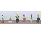 JTT 95568 Flower Plants Potted Assortment, 1.5"
