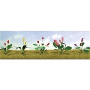 JTT 95562 Assorted Flower Plants 3, 10/pk