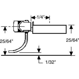 Kadee #144 Short Centerset Shank Whisker Coupler, Kadee HO