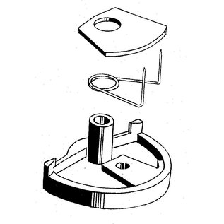 #454 Swing Bracket Adaptor Kit, Kadee HO