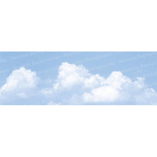 Realistic Backgrounds 704-09 38"x13" Cloud Scene #1 Background