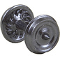 Kadee #718 26" Ribbed Back Metal Freight Wheels, HOn3 Scale