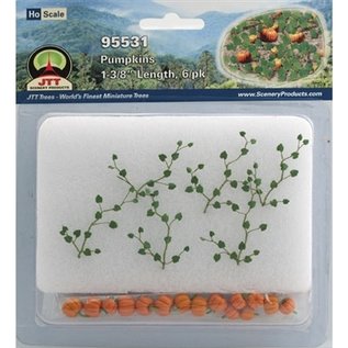 JTT 95531 Pumpkins 1-3/8 Length, 6/pk HO