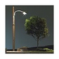 Woodland Scenics JP5630 Wooden Pole Street Lights, HO Scale, 3Pcs