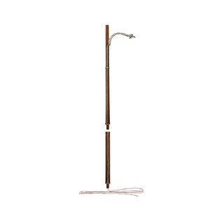 Woodland Scenics JP5630 Wooden Pole Street Lights, HO Scale, 3Pcs