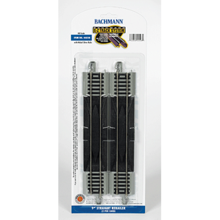 Bachmann 44528 9" Straight Rerailer 2/Pk., HO NS EZ Track