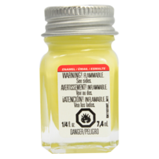 Testors 1112 Light Yellow - Gloss Enamel Paint, 1/4oz