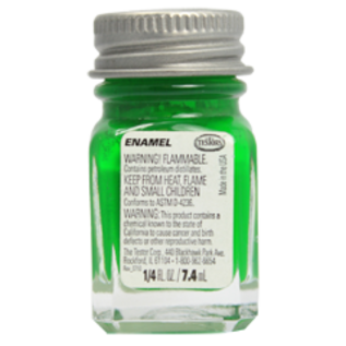 Testors 1124 Green - Gloss Enamel Paints, 1/4oz