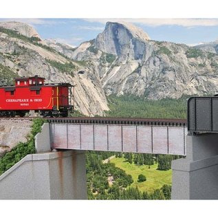 Walthers 933-4506 50' Single-Track Railroad Deck Girder Bridge, HO Scale