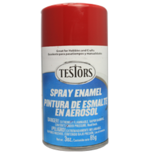 Testors 1204 Dark Red - Gloss Enamel Spray, 3oz