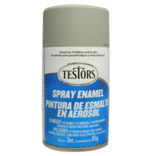 Testors 1226 Dark Aircraft Gray - Flat Enamel Spray, 3oz