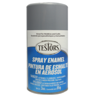 Testors 1238 Gray - Gloss Enamel Spray, 3oz