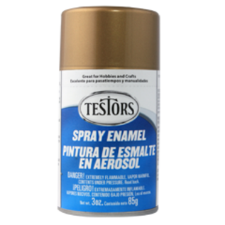 Testors 1244 Gold - Metallic Enamel Spray, 3oz