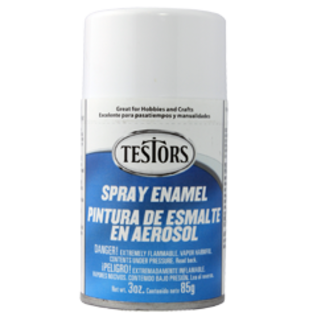 Testors 1245 White - Gloss Enamel Spray, 3oz