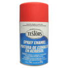 Testors 1250 Red - Flat Enamel Spray, 3oz