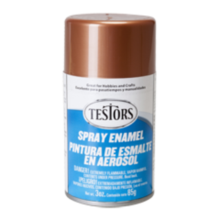 Testors 1251 Copper - Metallic Enamel Spray, 3oz