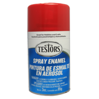 Testors 1607 Hot Rod Red - Transparent Enamel Spray, 3oz