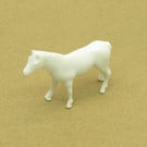 1877-10 White Horse Figure for Flat Car