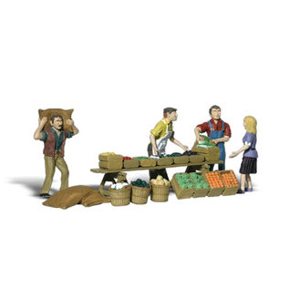 Woodland Scenics A1896 Farmers Market, HO Scale