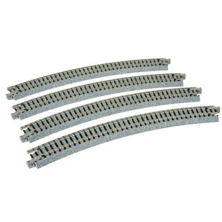 Kato 20-140 Curved Track 15"R, 4pcs. N Scale