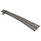 Peco SL-E8376 #7 RH Curved Turnout Code 83, HO Scale