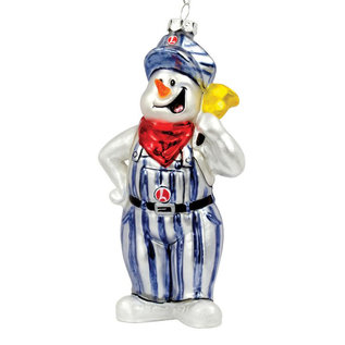 Lionel 9-22023 Snow Man Blown Glass Ornament