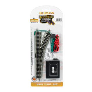 Bachmann 44862 RH Remote Turnout, N Scale EZ Track