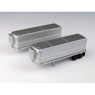 Classic Metal Works 51166 Aerovan Refrigerated Trailer 2-Pack, N Scale