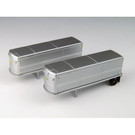 Classic Metal Works 51167 Aerovan Tandem Trailer 2-Pack, N Scale