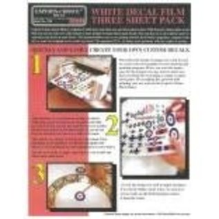 Experts-Choice No.120 Decal Paper, White Inkjet, 8 1/2 x 11, 3/pk