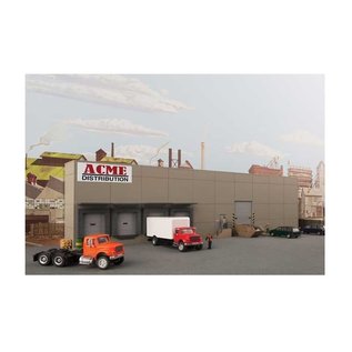 Walthers 4071 Modern Concrete Warehouse Kit, HO Scale