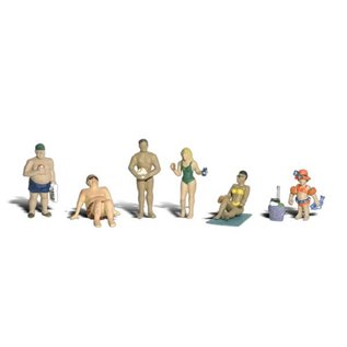 Woodland Scenics A1853 Sunbathers, HO Scale
