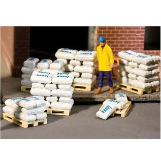 Walthers 949-4130 Bags of Sand, Grain, & Cement, HO Scale
