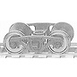 Atlas HO 190000 Freight Car Trucks, pkg(2), Bettendorf Roller-Bearing