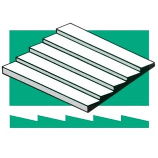Evergreen 4061 Clapboard Styrene Sheet .060" Spacing