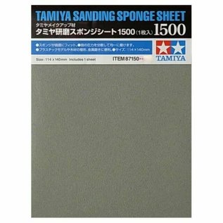 Tamiya 87150 Sanding Sponge Sheet, 1500 Grit