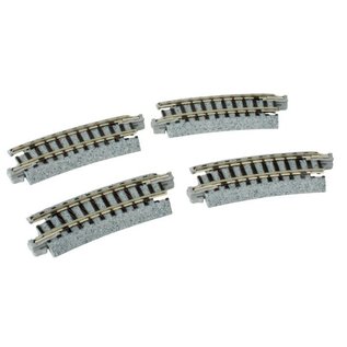 Kato 20-171 Curved Track R8 1/2", 4pk.