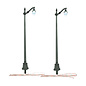 Woodland Scenics JP5647 Arched Cast Iron Streets Lights, 2Pk