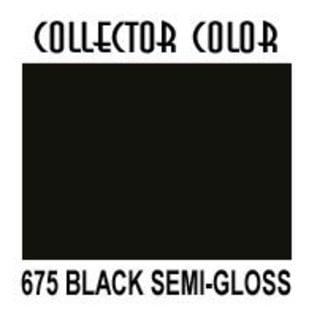 Collector Color 00675 Black Semi-Gloss Collector Color Paint