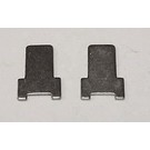 Henning's Parts CP-1L "Long" Hood Retainer Plate for Lionel Box Couplers, 2 Pcs.