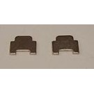 Henning's Parts CP-1S "Short" Hood Retainer Plate for Lionel Box Couplers, 2 Pcs