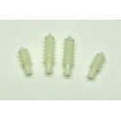 Henning's Parts 2461-6W Insulator Set for Transformer Car, 4Pc, White