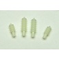Henning's Parts 2461-6W Insulator Set for Transformer Car, 4Pc, White