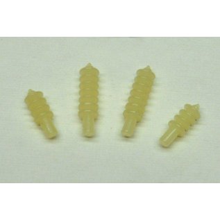 Henning's Parts 2461I Insulator Set for Transformer Car, 4Pc, Translucent