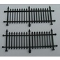 Henning's Parts 156-5  2 Section Black Fence, 2 pieces