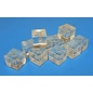 Henning's Parts 352-29, 100 Pcs. Clear Plastic Ice Cube