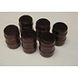 Henning's Parts 362-78 Stained Drum Barrels, Set of 6