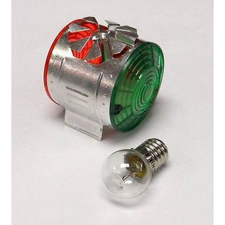 Henning's Parts 394-37 Pin Type Rotary Beacon Top with Bulb