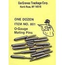 Gargraves 801 GarGraves "O" Mating Pins, 12 Pcs.