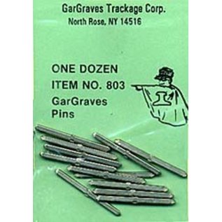 Gargraves 803 Gargraves Track Pins, 12Pcs.